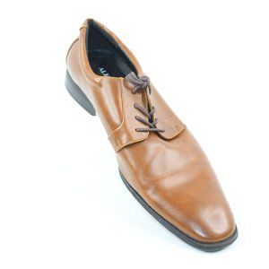 Alfani Andrew Size 13M Light Brown Lace Up Plain Toe Derby Dress Shoes